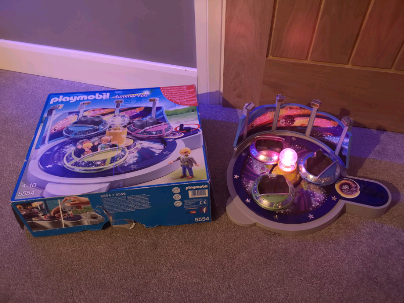 playmobil spinning spaceship ride